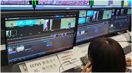 央视频使用TriCaster进行2020欧洲杯新媒体端直播节目制作